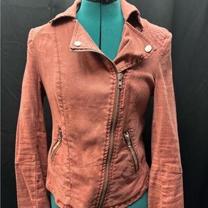 Level 99 Women's Rust Leather Jacket